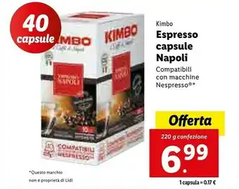 Lidl Espresso capsule napoli offerta