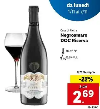 Cuor di pietra negroamaro doc riserva