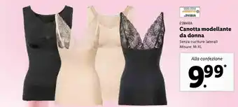 Lidl Canotta modellante da donna offerta