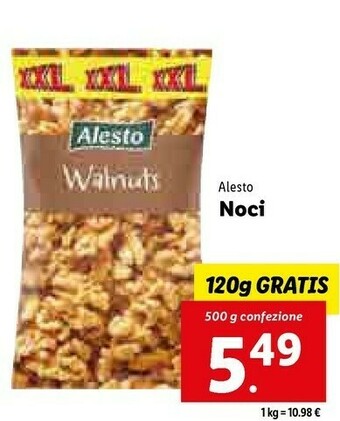 Lidl Noci offerta