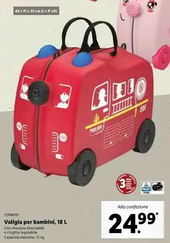 Lidl Valigia per bambini offerta