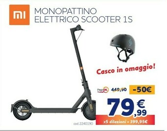 Norauto Monopattino elettrico scooter 1s offerta