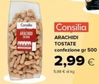 Oasi Consilia ARACHIDI TOSTATE confezione gr 500 offerta