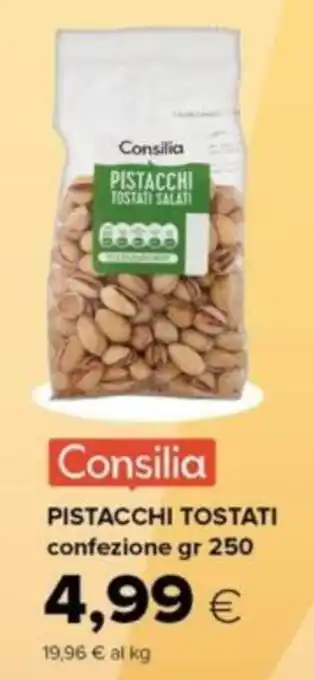 Oasi Consilia PISTACCHI TOSTATI confezione gr 250 offerta