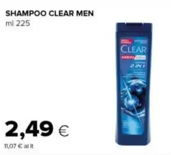 SHAMPOO CLEAR MEN ml 225