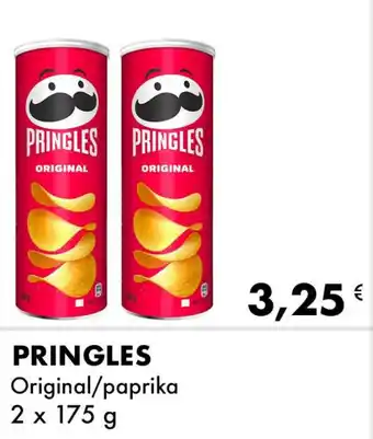 Iper Tosano PRINGLES Original/paprika 2 x 175 g offerta