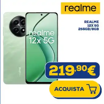 Euronics REALME 12X 5G 256GB/8GB offerta