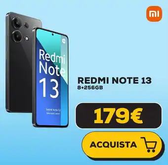 Euronics REDMI NOTE 13 8+256GB offerta