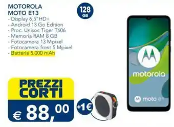 Esselunga MOTOROLA MOTO E13 offerta