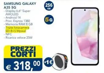 Esselunga SAMSUNG GALAXY A35 5G offerta