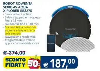 Esselunga ROBOT ROWENTA SERIE 45 AQUA X-PLORER RR8275 offerta