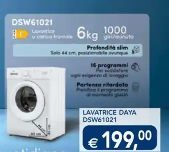 Esselunga LAVATRICE DAYA DSW61021 offerta