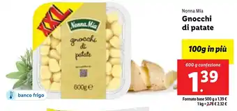 Lidl Nonna Mia Gnocchi di patate 600 g confezione offerta