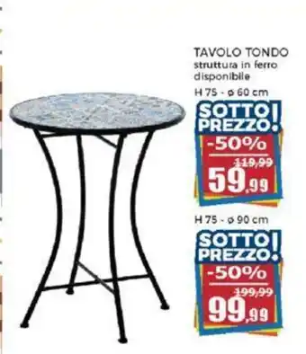 Happy Casa TAVOLO TONDO offerta