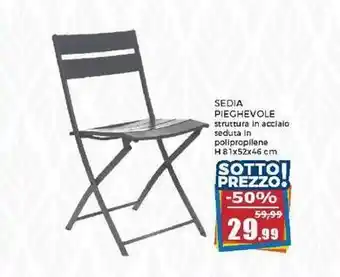 Happy Casa SEDIA PIEGHEVOLE offerta