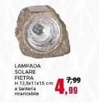LAMPADA SOLARE PIETRA
