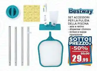 Bestway SET ACCESSORI PER LA PULIZIA DELLA PISCINA