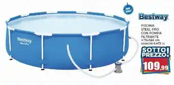 Bestway PISCINA STEEL PRO CON POMPA FILTRANTE