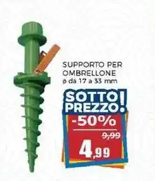 Happy Casa SUPPORTO PER OMBRELLONE offerta