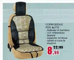 Happy Casa COPRISEDILE PER AUTO offerta