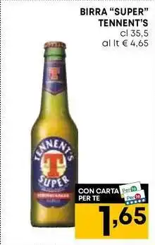 Pam BIRRA "SUPER" TENNENT'S cl 35,5 offerta