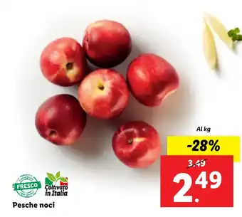 Lidl Pesche noci offerta
