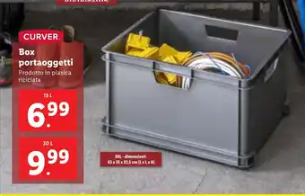 Lidl CURVER Box portaoggetti 30L offerta
