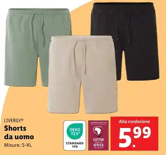 Lidl LIVERGY Shorts da uomo offerta