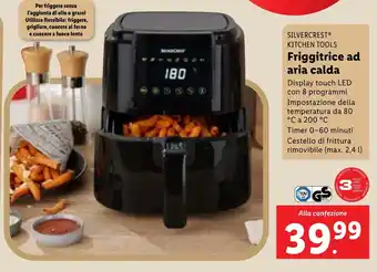 Lidl SILVERCREST KITCHEN TOOLS Friggitrice ad aria calda offerta