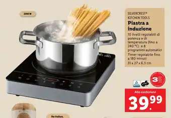 Lidl SILVERCREST KITCHEN TOOLS Piastra a induzione offerta