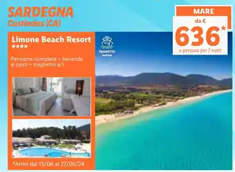 Lidl SARDEGNA Castiadas (CA) Limone Beach Resort offerta