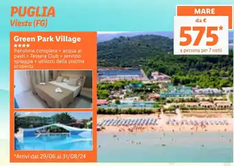 PUGLIA Vieste (FG) Green Park Village