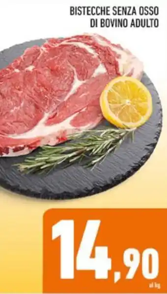 Conad BISTECCHE SENZA OSSO DI BOVINO ADULTO offerta