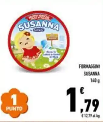 Conad FORMAGGINI SUSANNA 140g offerta