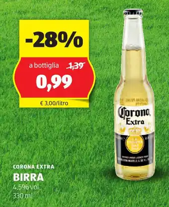 ALDI CORONA EXTRA BIRRA 4.5% vol. 330 ml offerta