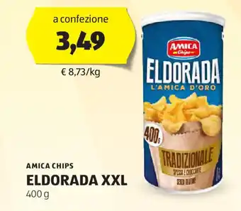 ALDI AMICA CHIPS ELDORADA XXL 400 g offerta