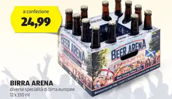 ALDI BIRRA ARENA diverse specialità di birra europee 12 x 330 ml offerta