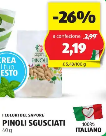 I COLORI DEL SAPORE PINOLI SGUSCIATI 40g