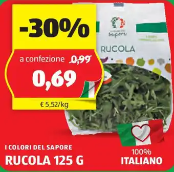 ALDI I COLORI DEL SAPORE RUCOLA 125 G offerta