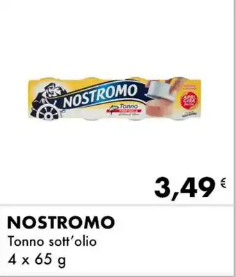 Iper Tosano NOSTROMO Tonno sott'olio 4 x 65 g offerta