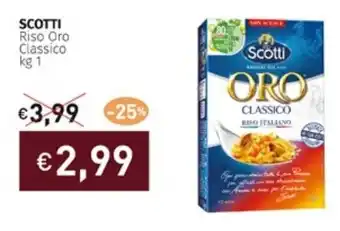 Prezzemolo e Vitale SCOTTI Riso Oro Classico kg 1 offerta
