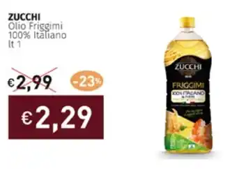 Prezzemolo e Vitale ZUCCHI Olio Friggimi 100% Italiano It 1 offerta