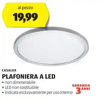 ALDI CASALUX PLAFONIERA A LED offerta