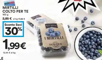 Coop MIRTILLI COLTO PER TE 160 g offerta