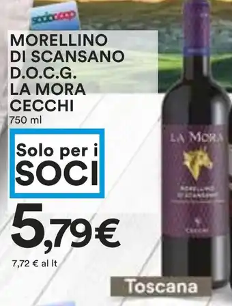 MORELLINO DI SCANSANO D.O.C.G. LA MORA CECCHI 750 ml
