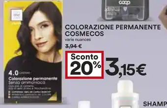 Coop COLORAZIONE PERMANENTE COSMECOS offerta