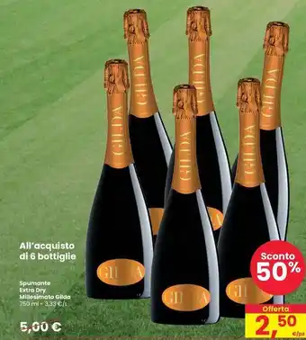 Interspar Spumante Extra Dry Millesimato Gilda 750 ml offerta