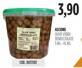 Carico Cash & Carry ASCIONE OLIVE VERDI DENOCCIOLATE 5 KG offerta