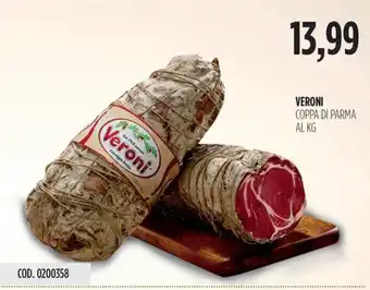 Carico Cash & Carry VERONI COPPA DI PARMA offerta