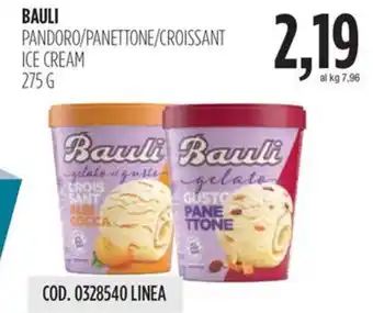 Carico Cash & Carry BAULI PANDORO/PANETTONE/CROISSANT ICE CREAM 275 G offerta